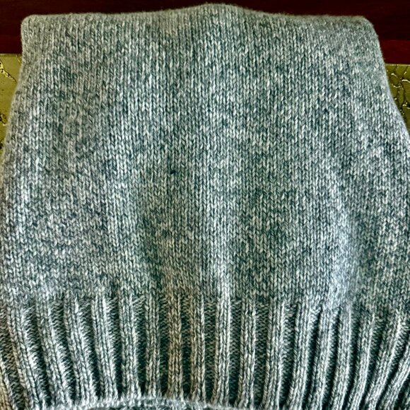 NEW UNIT of Germany by Gran Sasso, 100% Virgin Wool CrewNeck Sweater, Gray,SZ 50 - Picture 4 of 10